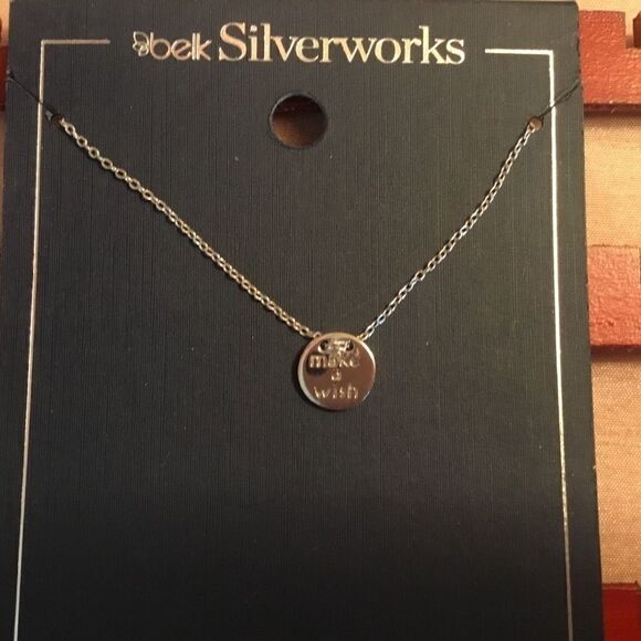 NWT Make A Wish Sterling Necklace - Picture 2 of 4
